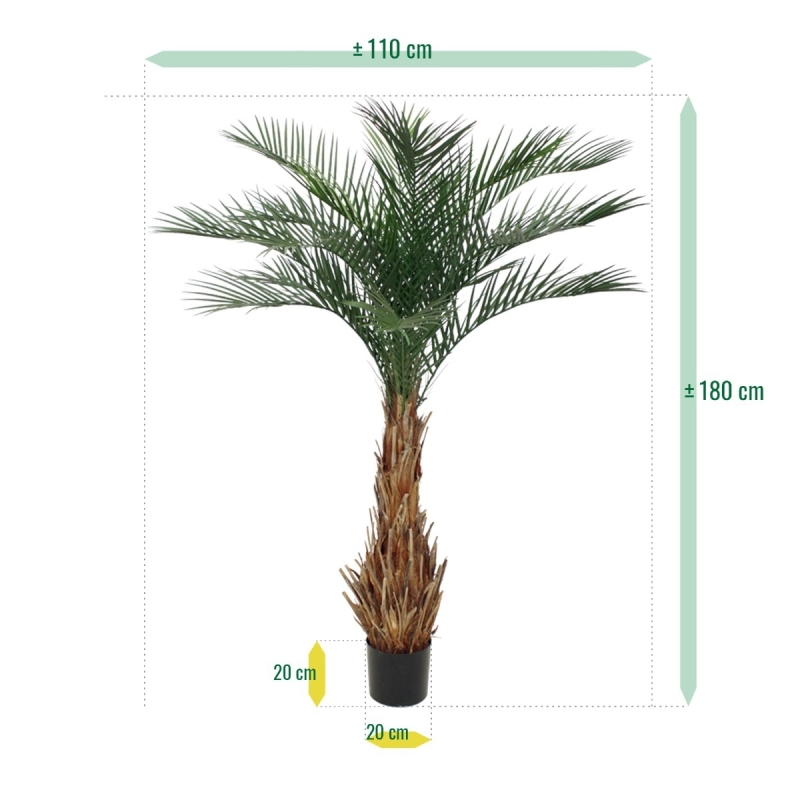 Palma artificiale Phoenix deluxe 180 cm