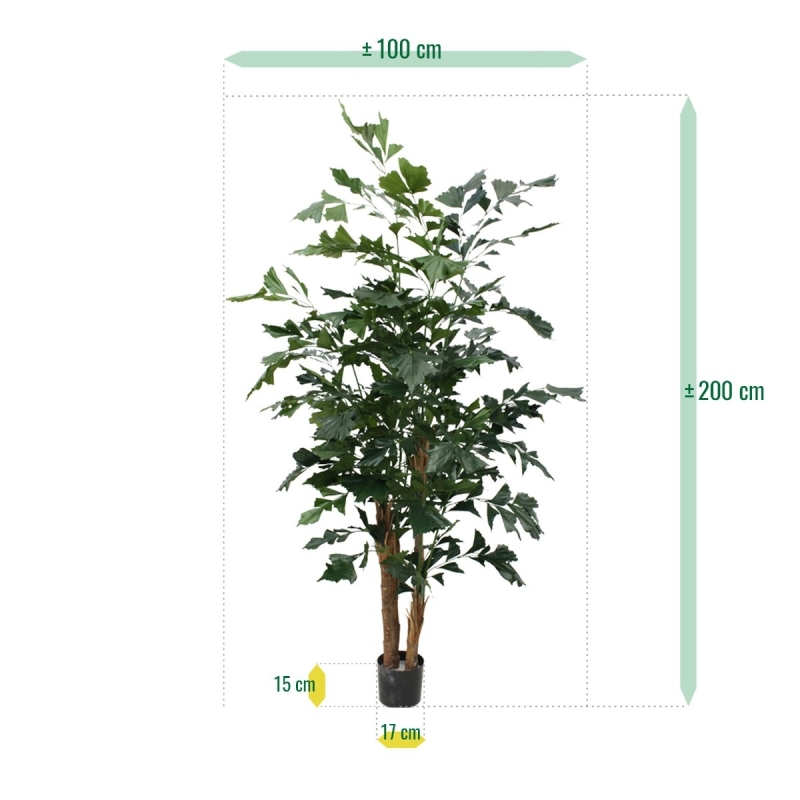 Palma artificiale Fishtail XL deluxe 190 cm