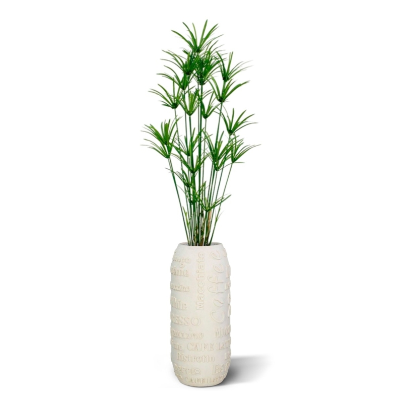 Pianta artificiale Papyrus deluxe 175 cm