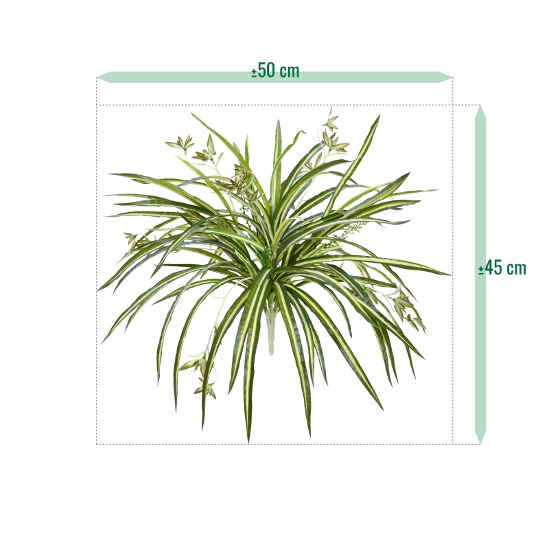 Chlorophytum RT pendente artificiale 45cm