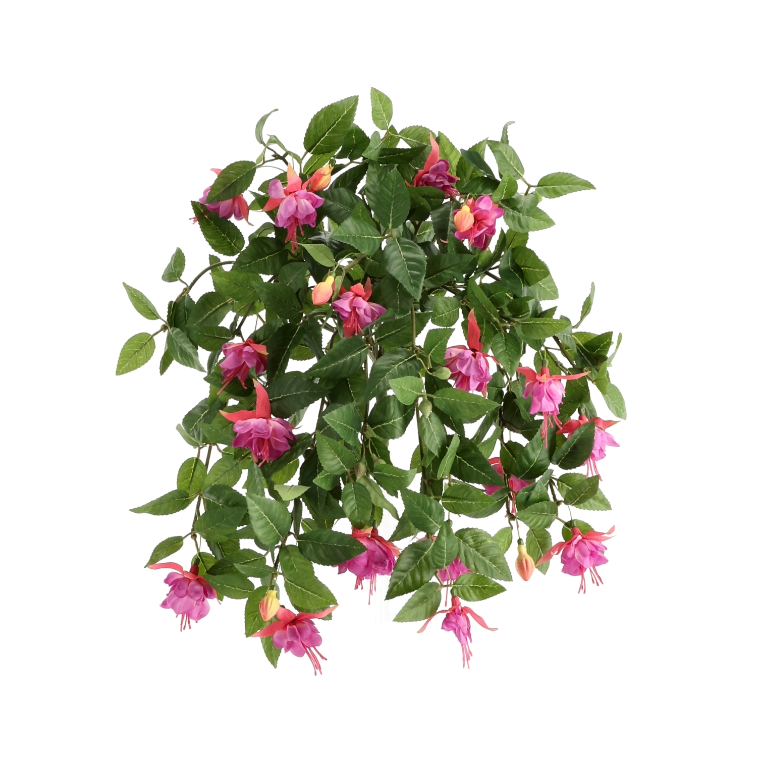 Pianta Fucsia Pendente Artificiale Viola 45cm