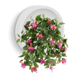 Pianta Fucsia Pendente Artificiale Viola 45cm