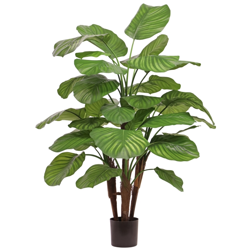 Calathea Fasciata artificiale Deluxe 110cm