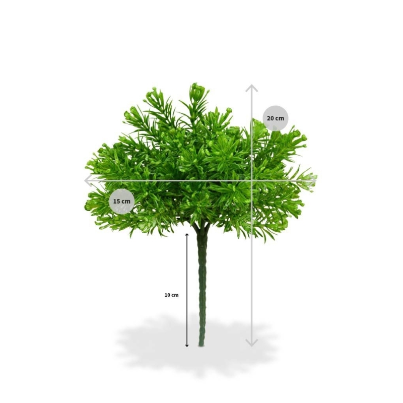 Senecio pianta artificiale 15cm