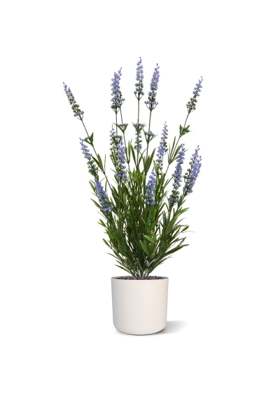 Bouquet artificiale di lavanda 50 cm blu UV