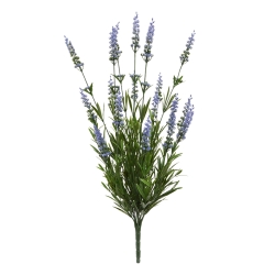 Bouquet artificiale di lavanda 50 cm blu UV