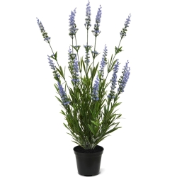 Bouquet artificiale di lavanda 50 cm blu UV