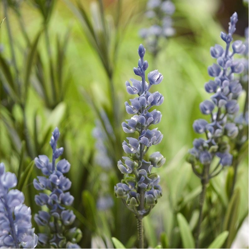 Bouquet artificiale di lavanda 50 cm blu UV