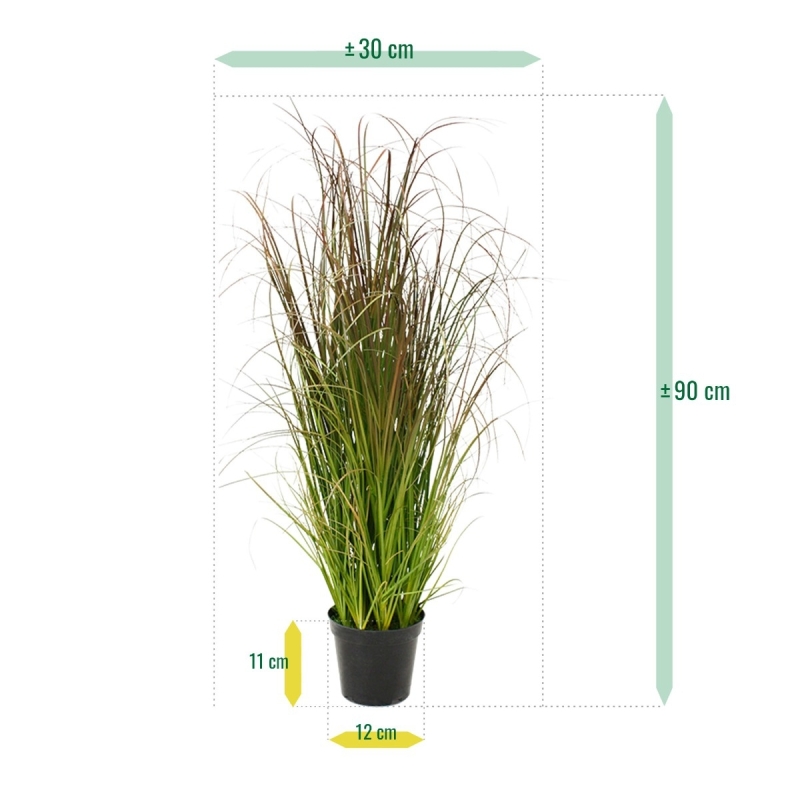 Pianta di canne artificiali deluxe 90 cm