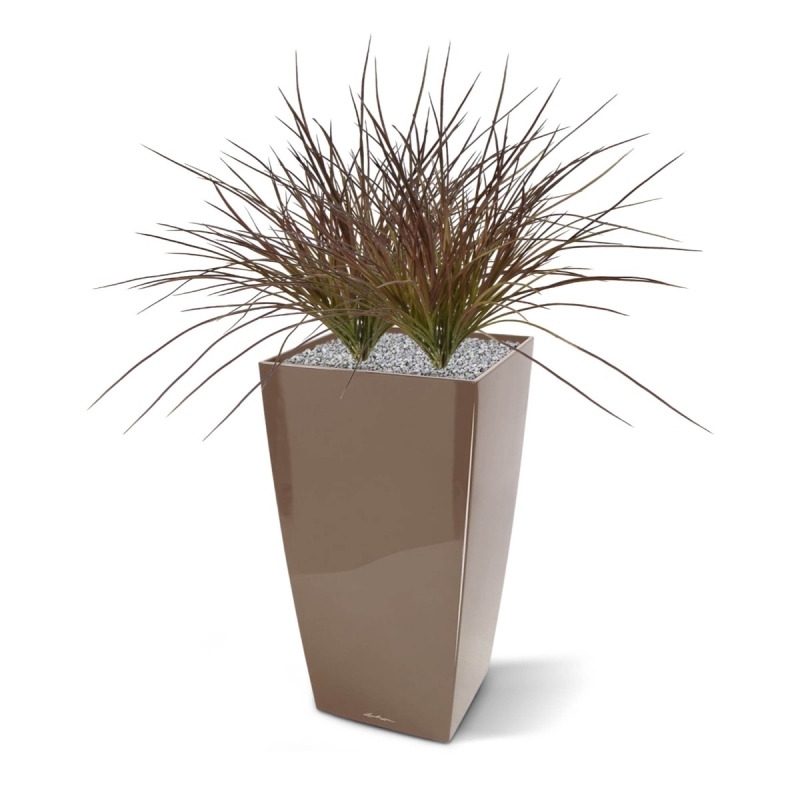 Pianta d'erba artificiale larga 40 cm - Borgogna