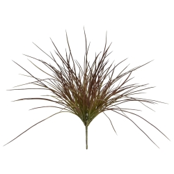 Pianta d'erba artificiale larga 40 cm - Borgogna
