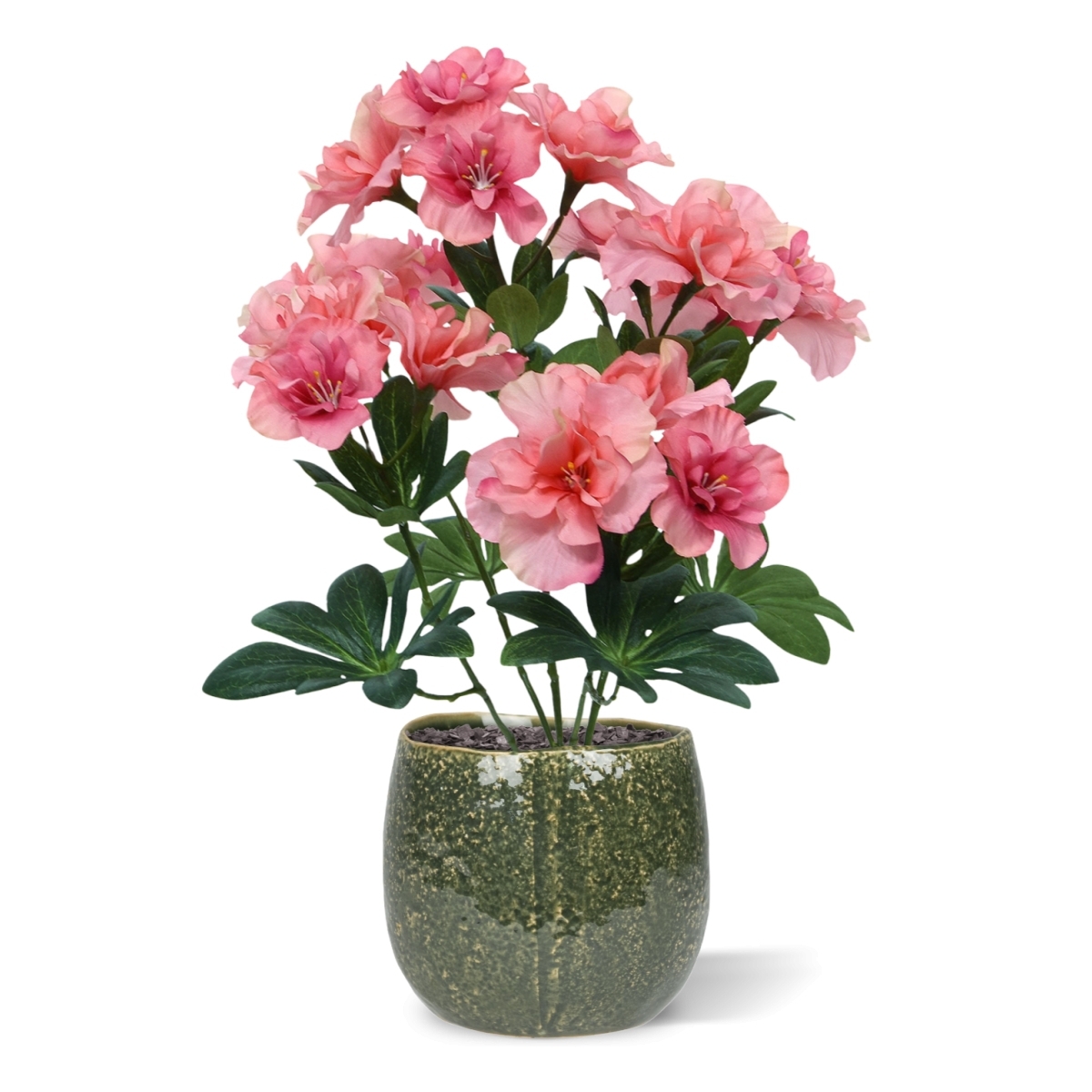 Pianta artificiale di azalea 35cm rosa