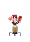 Bouquet Artificiale Legato a Mano Amaryllis Christmas