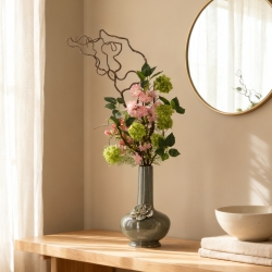 Mazzo di Fiori Artificiali Legato a Mano Amelie Tallinn – Rosa