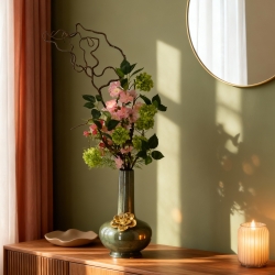 Mazzo di Fiori Artificiali Legato a Mano Amelie Tallinn – Rosa