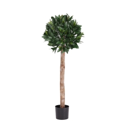 Artificiale Alloro Sfera su fusto 120cm UV