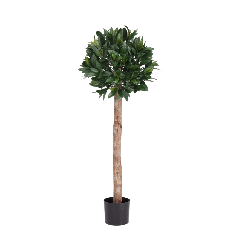 Artificiale Alloro Sfera su fusto 120cm UV