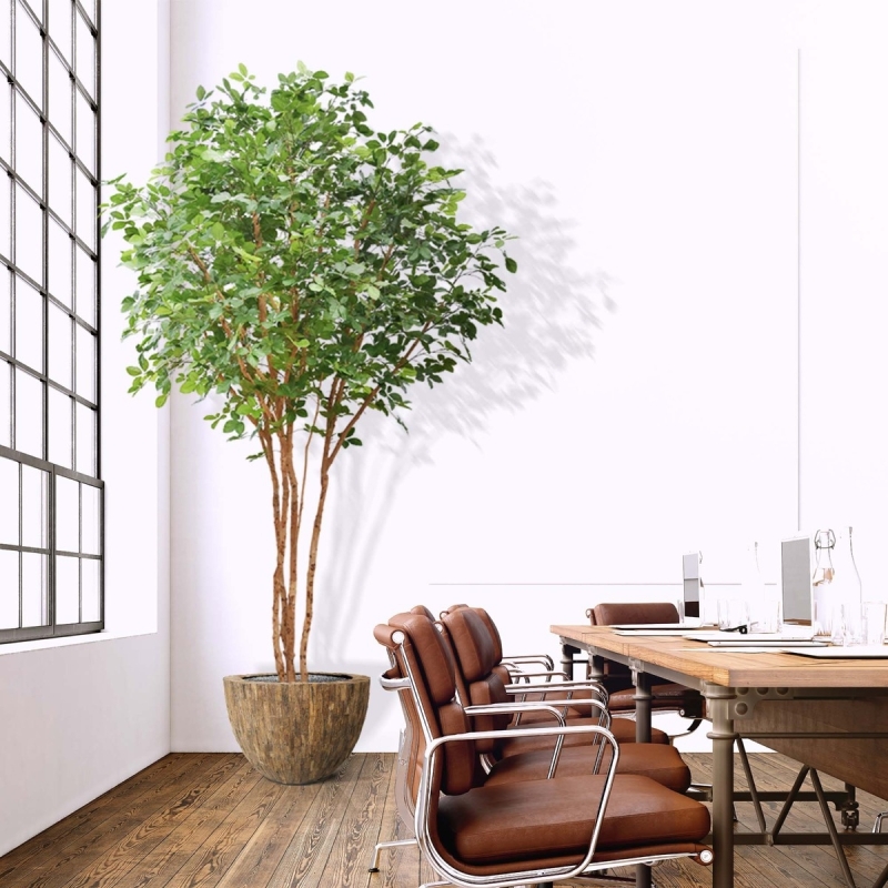 Albero artificiale di faggio comune deluxe 350 cm ignifugo