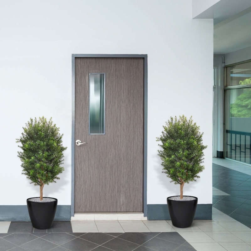Pianta artificiale di tasso a colonna 90 cm - resistente ai raggi UV