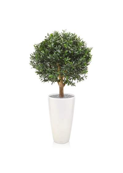 Pianta artificiale a bulbo di Ilex 55 cm - resistente ai raggi UV