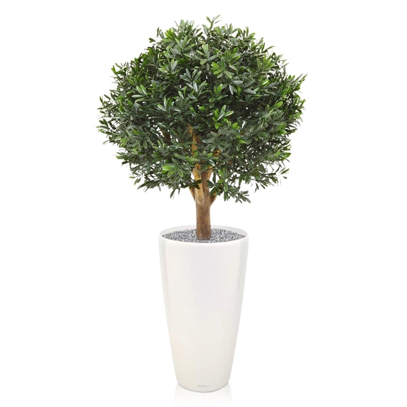 Pianta artificiale a bulbo di Ilex 55 cm - resistente ai raggi UV