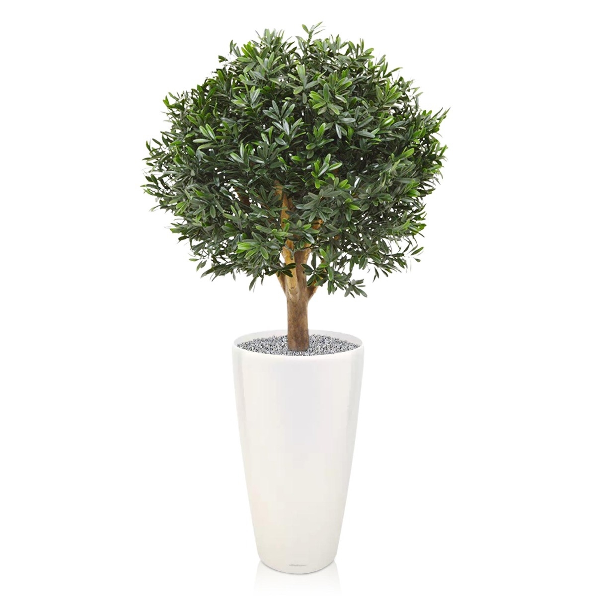 Pianta artificiale a bulbo di Ilex 55 cm - resistente ai raggi UV