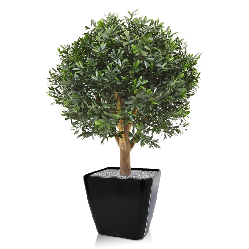 Pianta artificiale a bulbo di Ilex 55 cm - resistente ai raggi UV
