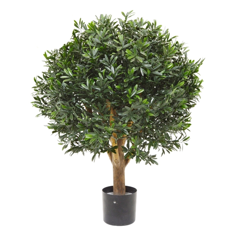 Pianta artificiale a bulbo di Ilex 55 cm - resistente ai raggi UV