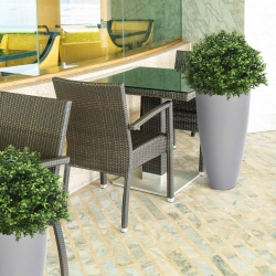 Bosso bulbo deluxe pianta artificiale 40 cm