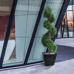 Bosso pianta artificiale a spirale deluxe 170 cm - resistente ai raggi UV