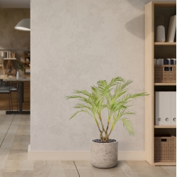 Palma artificiale Areca 90 cm in vaso