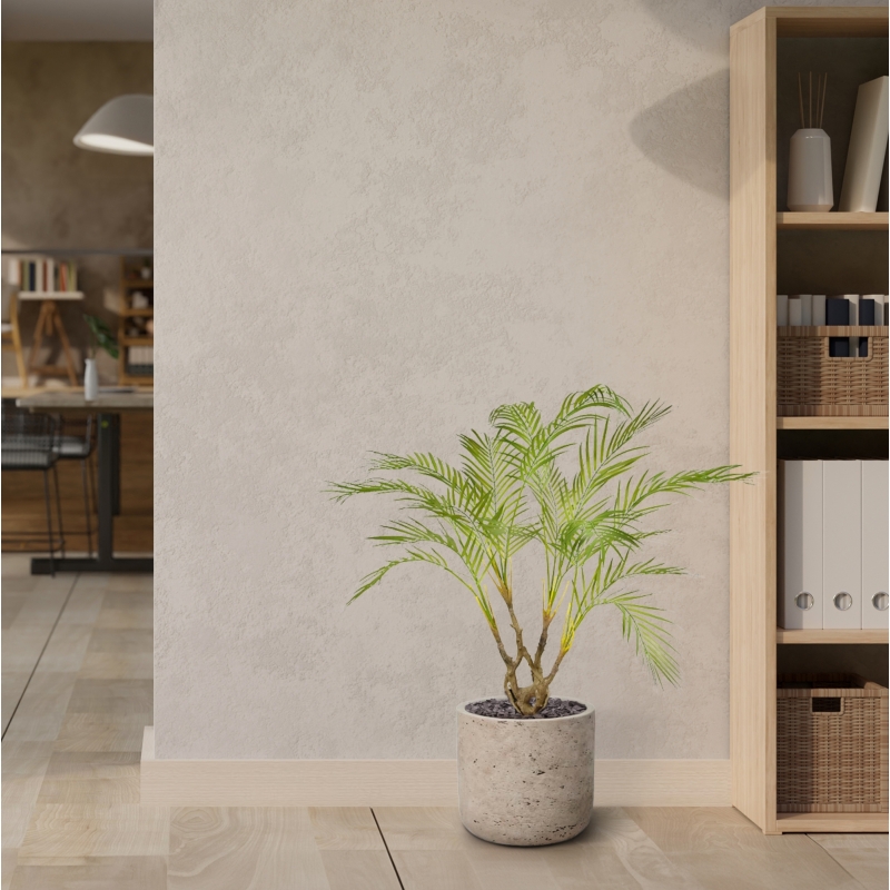 Palma artificiale Areca 90 cm in vaso