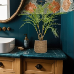 Palma artificiale Areca 90 cm in vaso