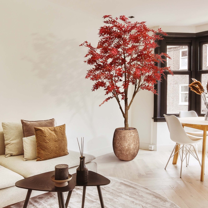 Albero artificiale Acer 280 cm - bordeaux