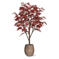 Albero artificiale Acer 280 cm - bordeaux
