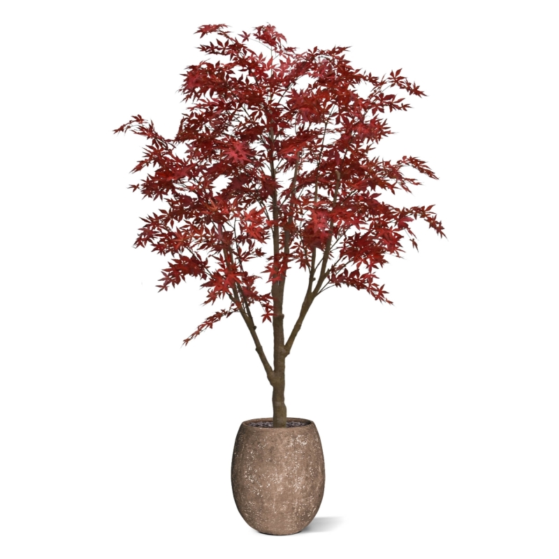 Albero artificiale Acer 280 cm - bordeaux