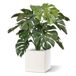 Bouquet artificiale di Monstera deluxe 75 cm ignifugo