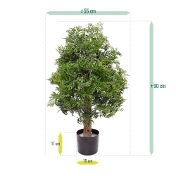 Pianta artificiale Ming Aralia UV 90cm