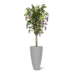 Albero artificiale di glicine 150 cm lilla