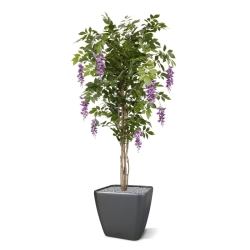 Albero artificiale di glicine 150 cm lilla