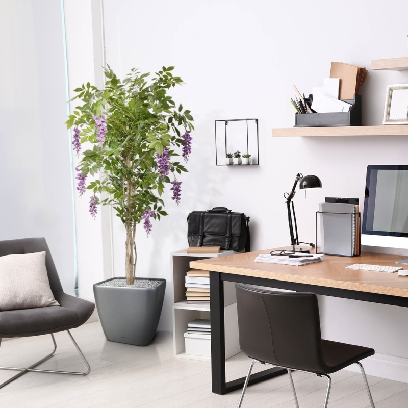 Albero artificiale di glicine 150 cm lilla