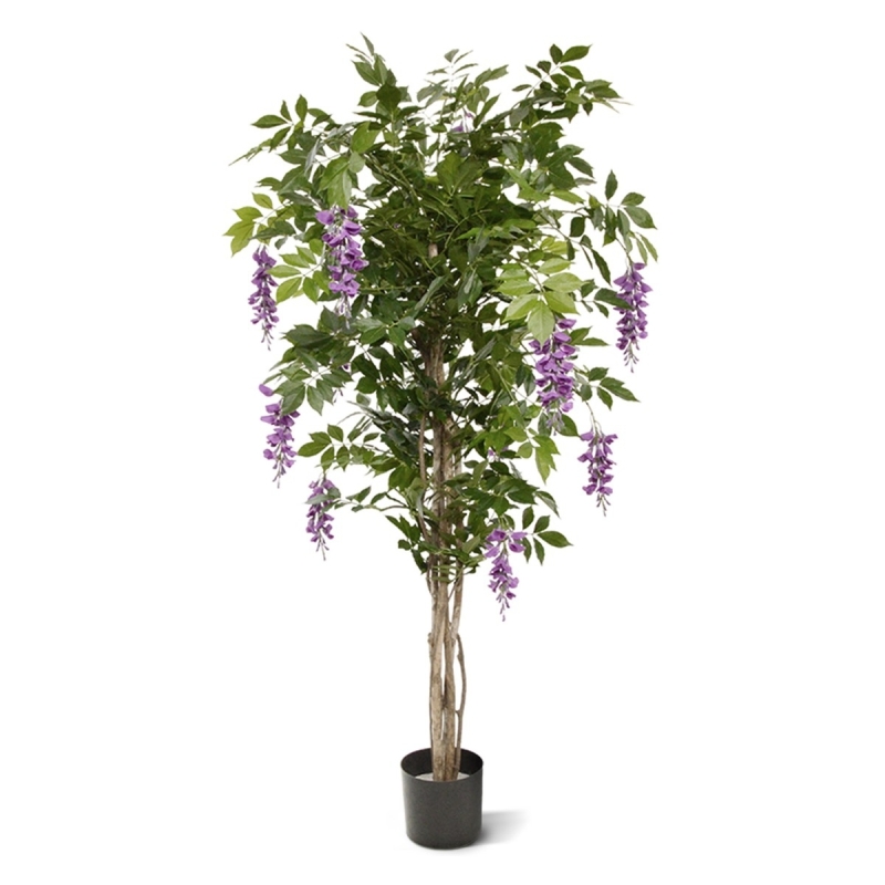 Albero artificiale di glicine 150 cm lilla