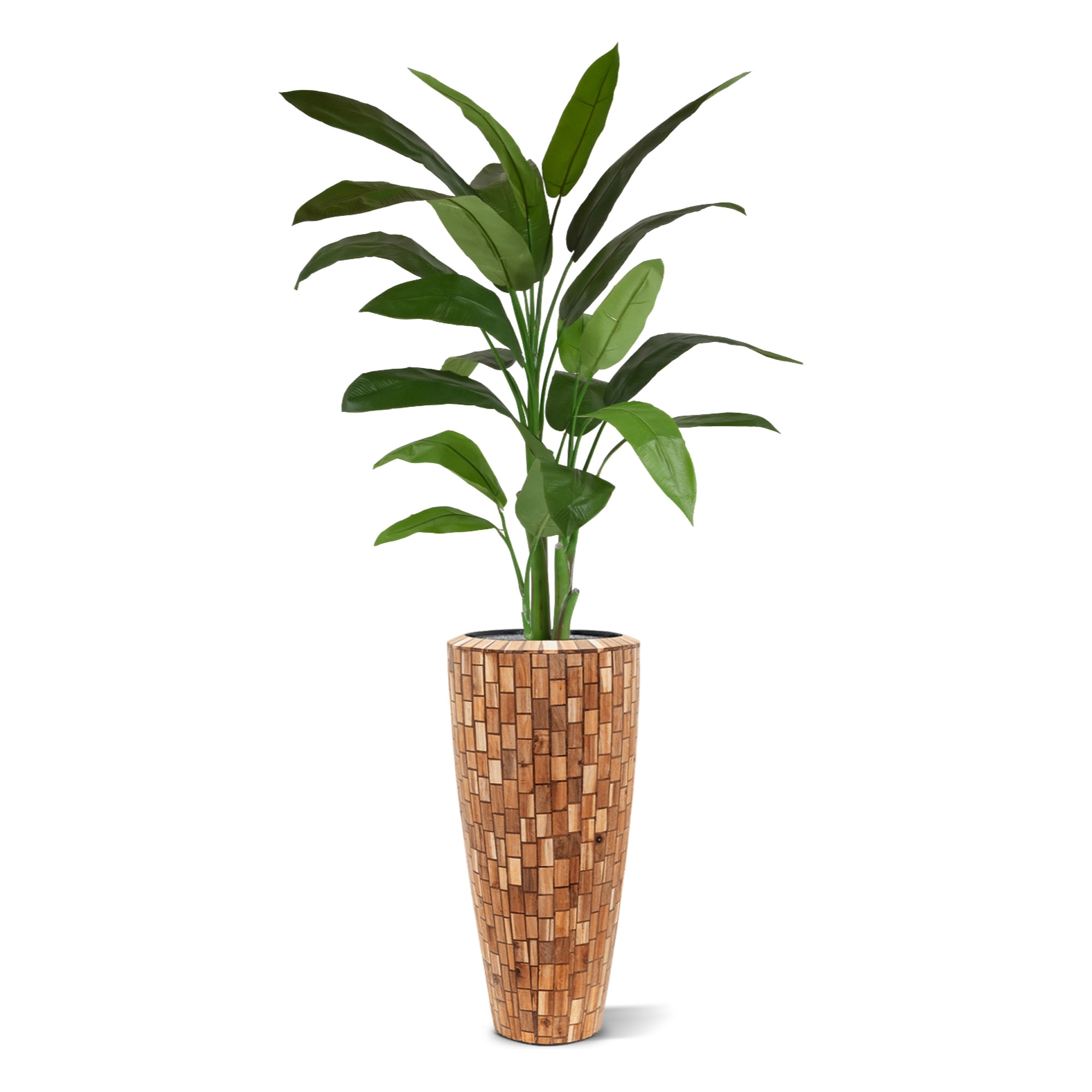 Heleconia artificiale verde 170 cm in vaso