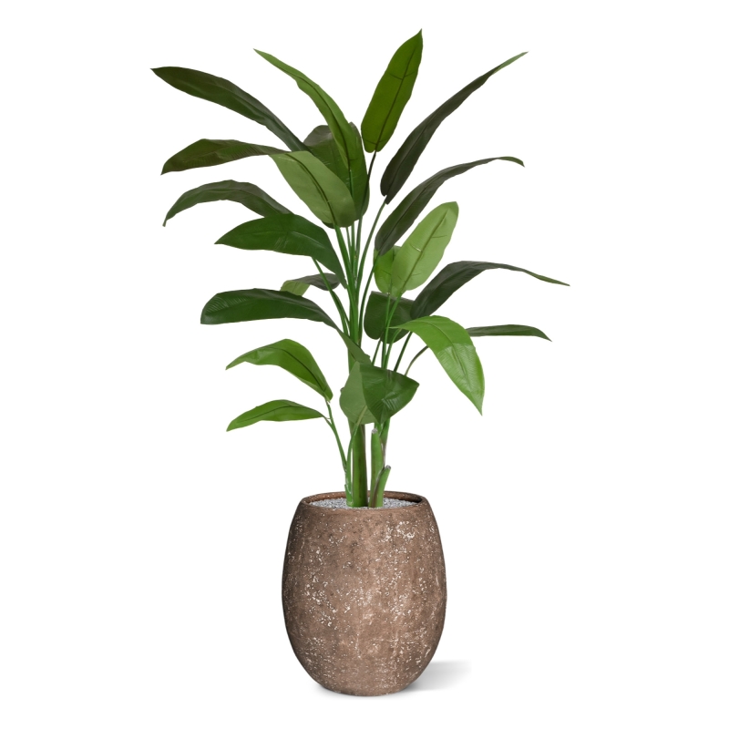 Heleconia artificiale verde 170 cm in vaso