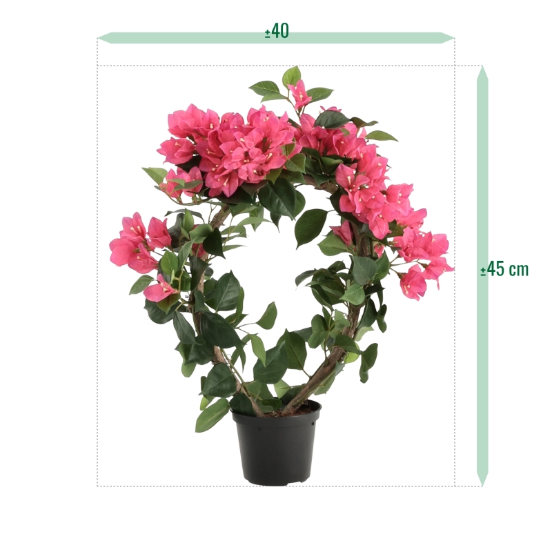Bougainvillea Artificiale 45cm in vaso