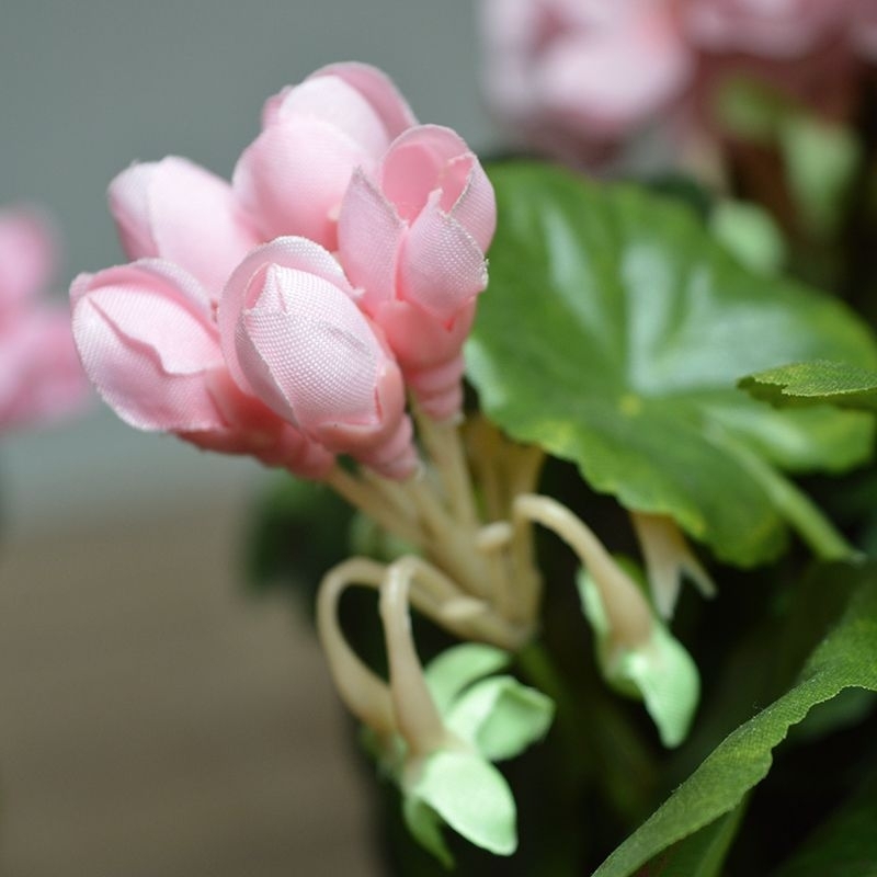 Geranio artificiale 40 cm - rosa