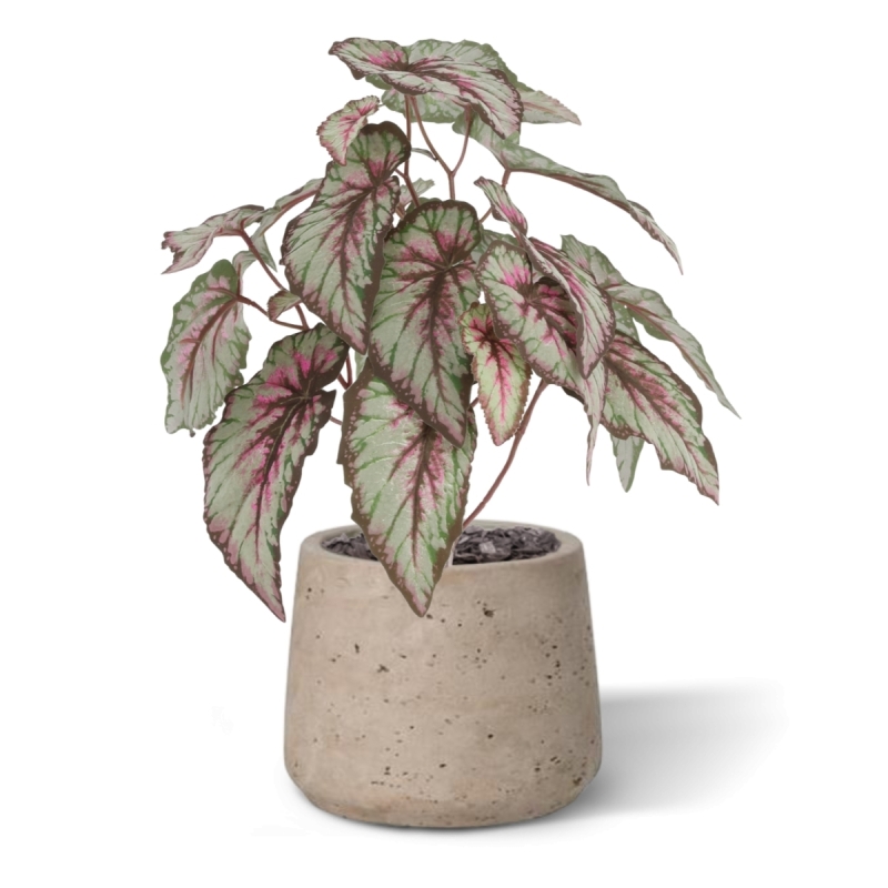 Cespuglio di Begonia Artificiale 33cm