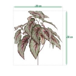Cespuglio di Begonia Artificiale 33cm
