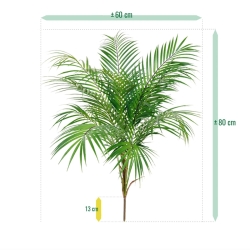 Bouquet artificiale di palme Areca 80 cm