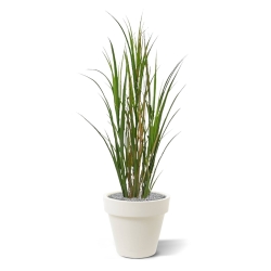 Pianta di canna artificiale deluxe 120 cm - verde - resistente ai raggi UV